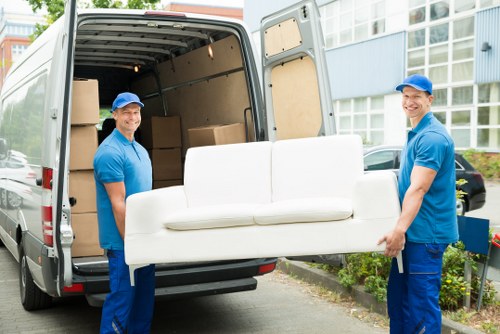 Local house removal team planning a move in Greenford