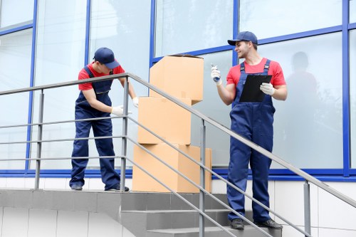 Secure loading and safe transport by a Man With Van Greenford team