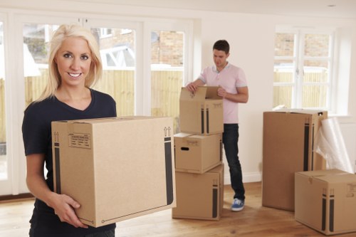 Furniture loading example in a Greenford property