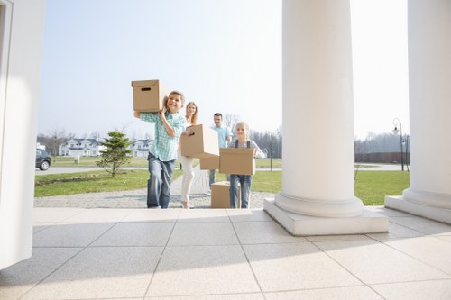 Packing and furniture protection for a house move in Greenford