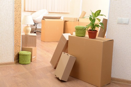 Commercial packing and unpacking support for a Greenford office move